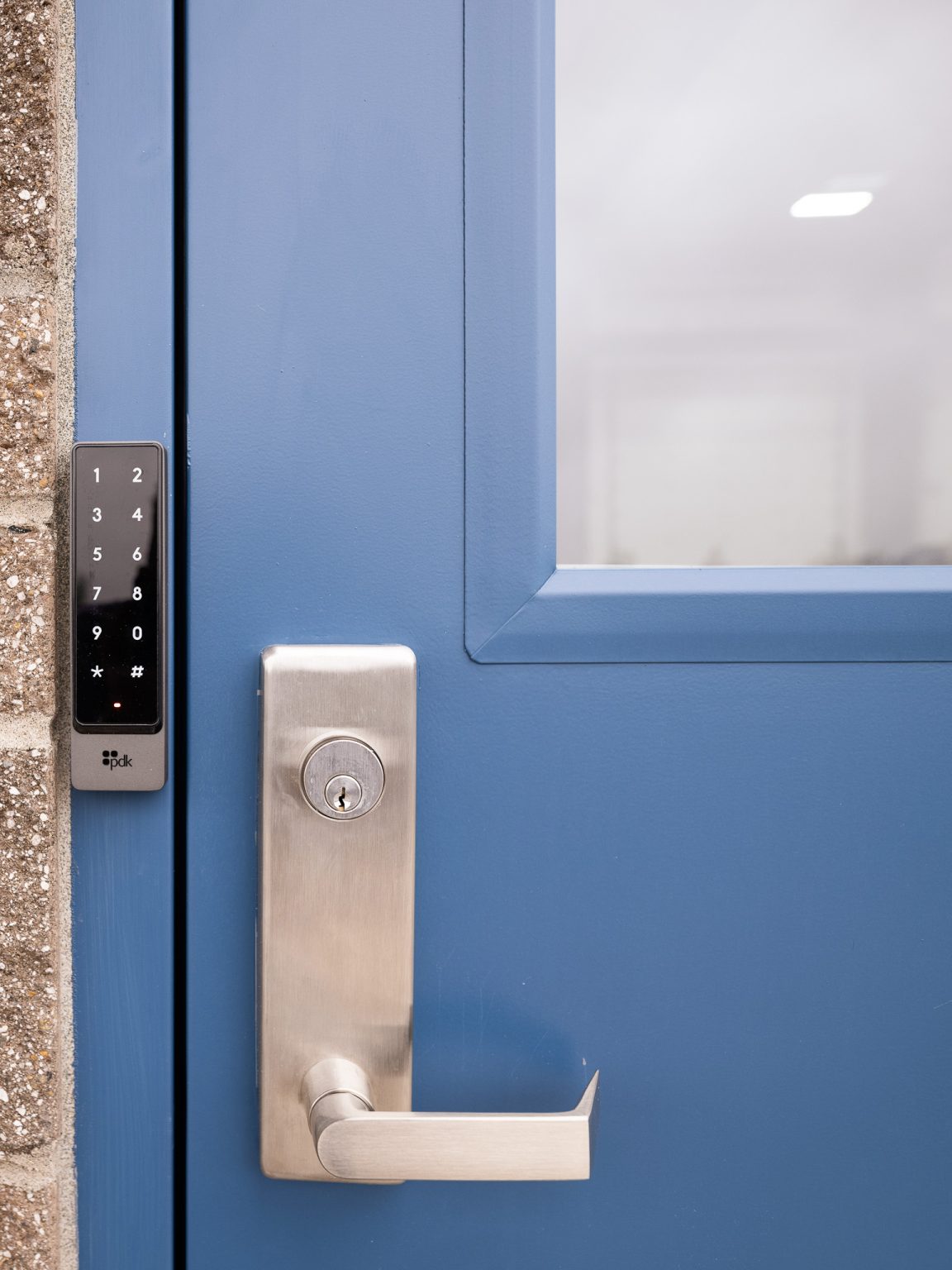 Industrial Commercial Door With Keypad